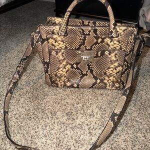 Michael Kors Snake Print Satchel Crossbody